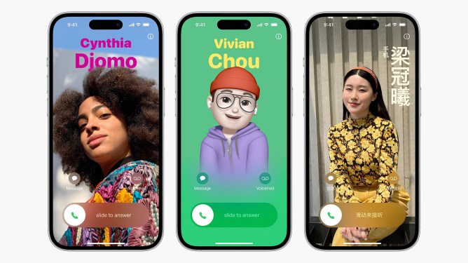 wwdc 2023 personal call card